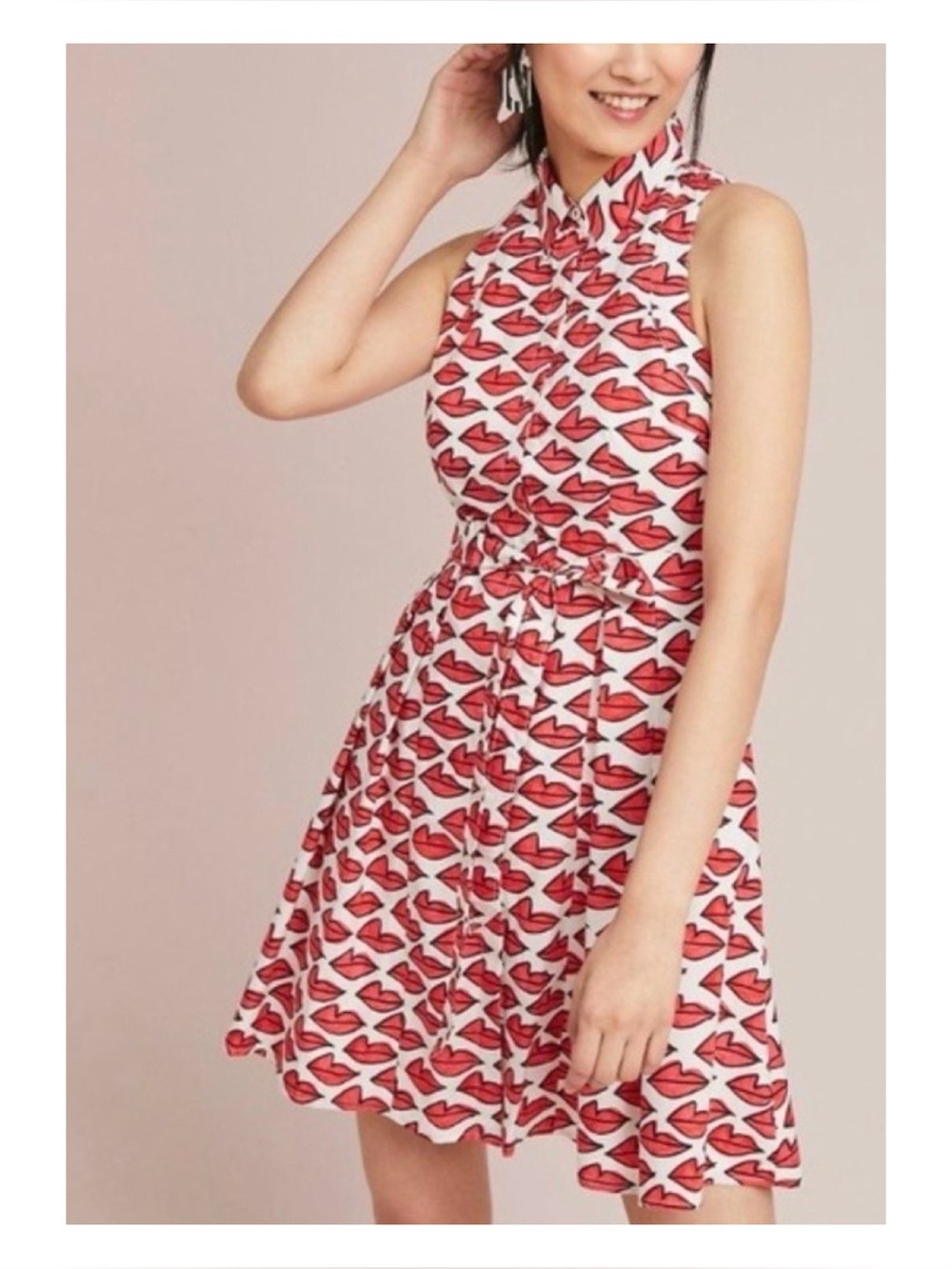 NWOT Anthropologie Ann Howell Bullard Buttondown Smooched Dress  Size 6